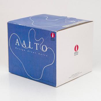 Alvar Aalto, vas, glas, "3030", 60-års jubileumsvas, signerad Alvar Aalto Iittala 1936-1996.