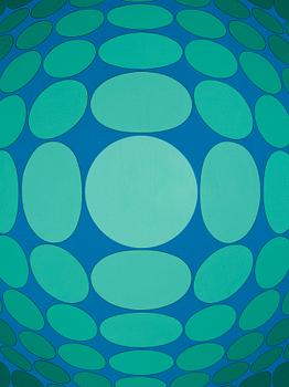 Victor Vasarely, "OLTAR-ZOELD".