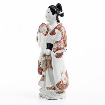 Figurin, porslin. Japan, Meiji (1868-1912).