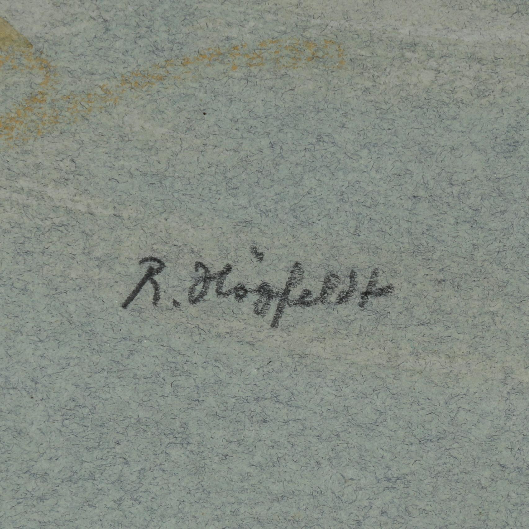 ROBERT HÖGFELDT, blandteknik, signerad.