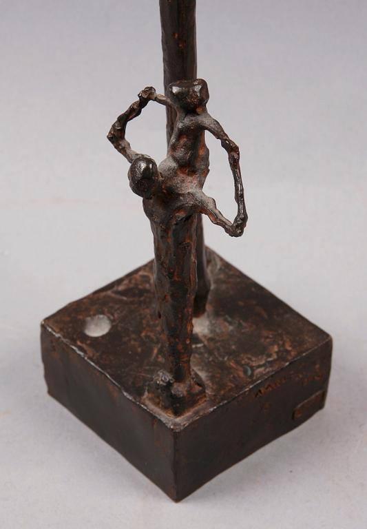 ASMUND ARLE, skulptur, brons. Sign och dat 1956, numr 1/5.