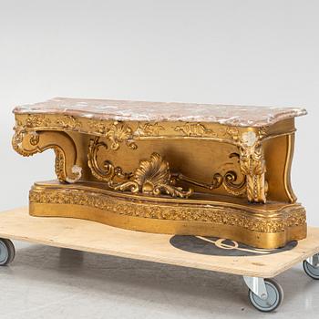 Mirror tray, Neo-Rococo, late 19th century.