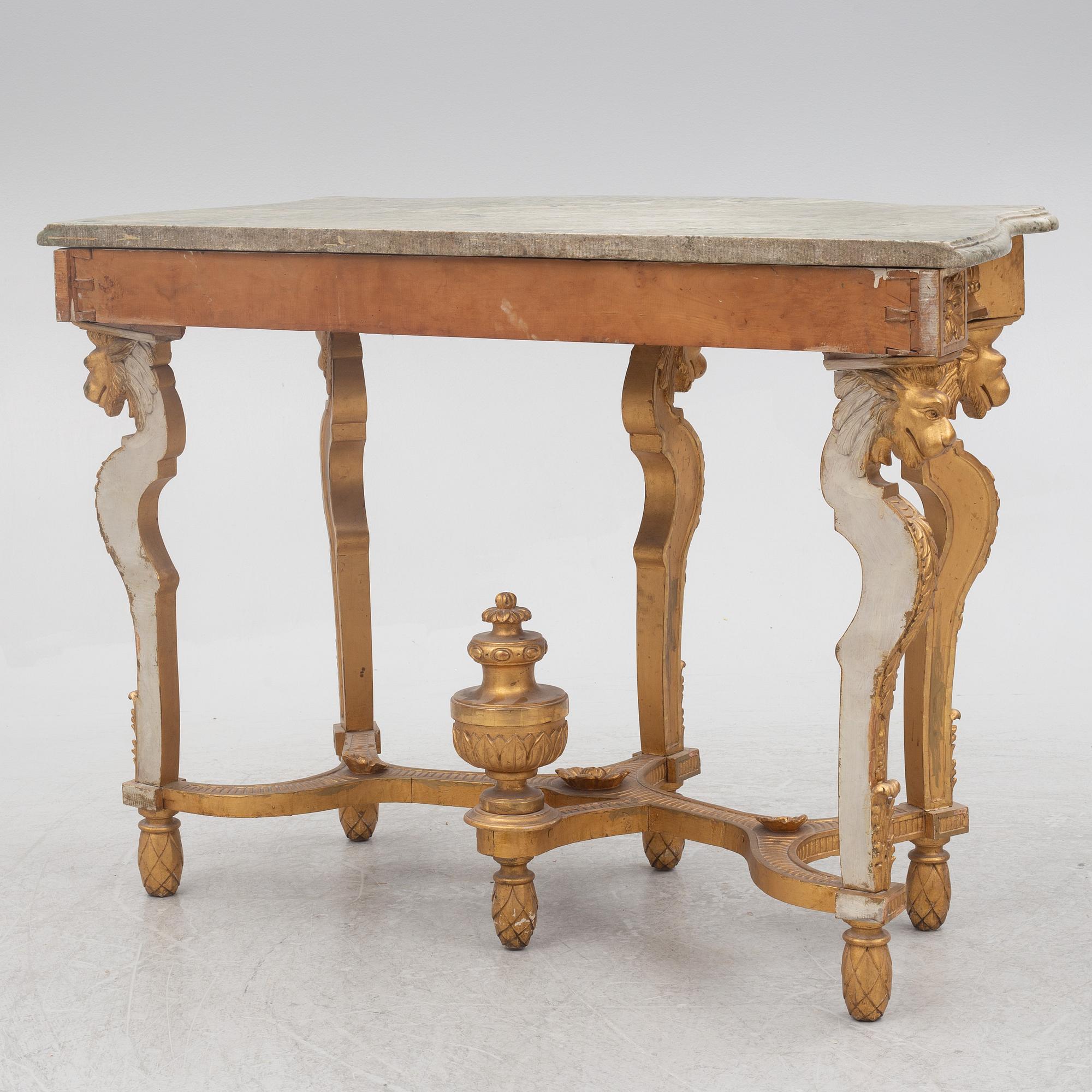Console table, Louis XVI Style, late 19th Century.