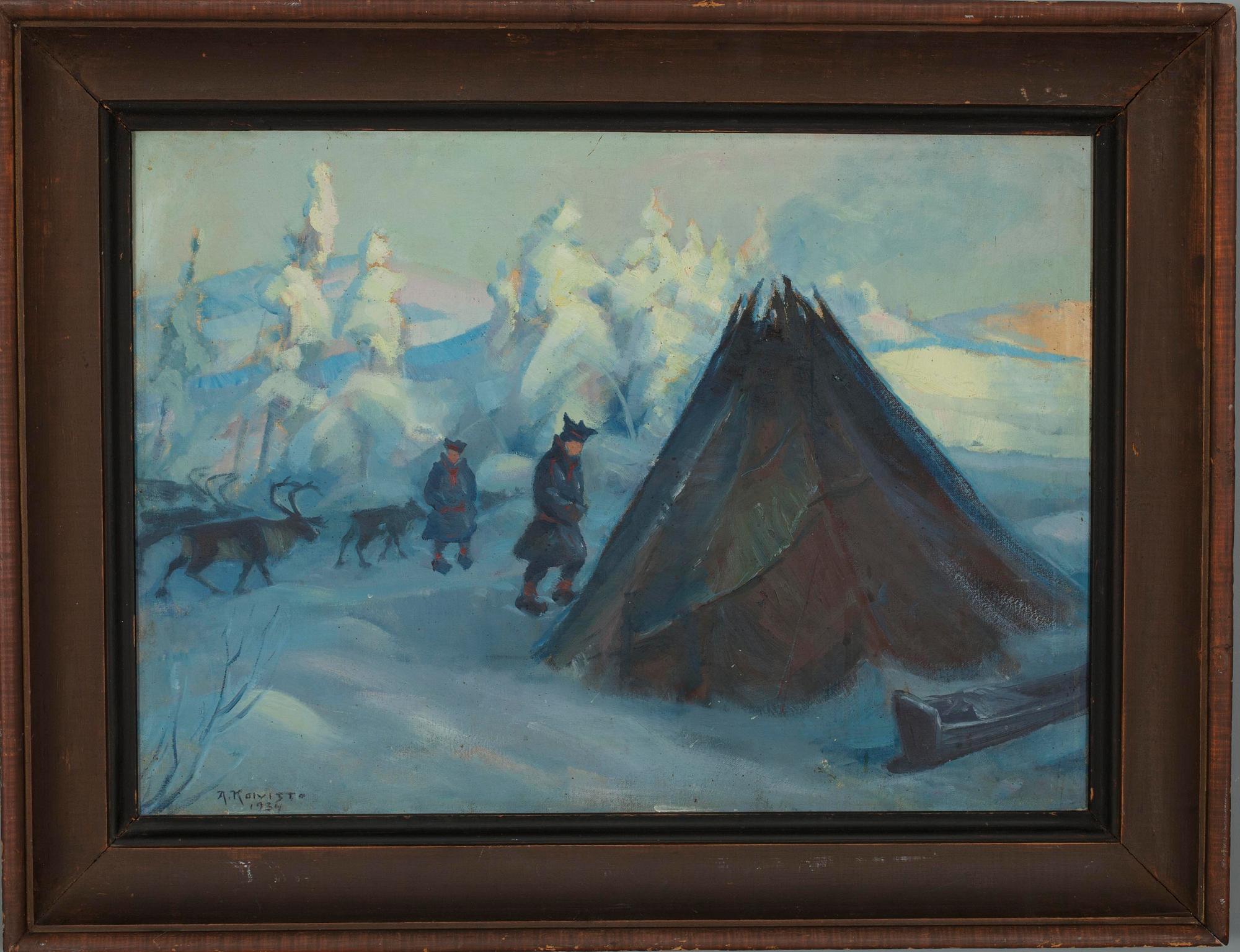 AUKUSTI KOIVISTO, olja på duk, sign. och dat. 1934.