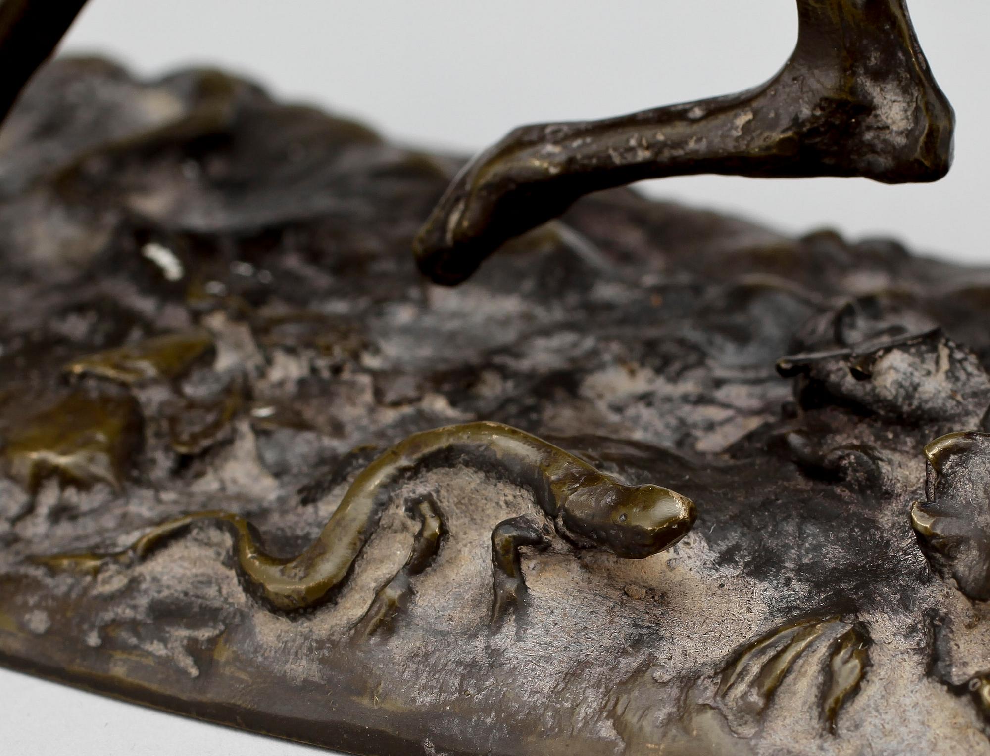 THOMAS FRANÇOIS CARTIER, skulptur,  brons, sign.