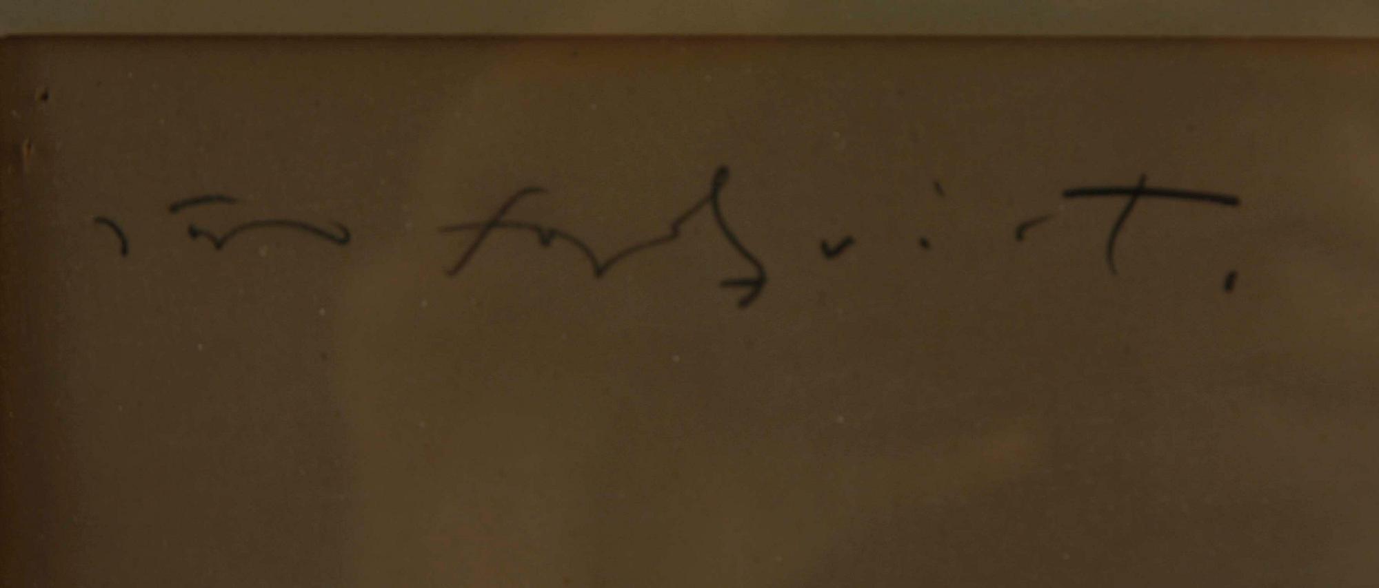 JÖRGEN FOGELQUIST, gouache, sign.