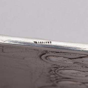 A Nobel commemorative silver plaque, marked Henri Varenne, Paris 1907.