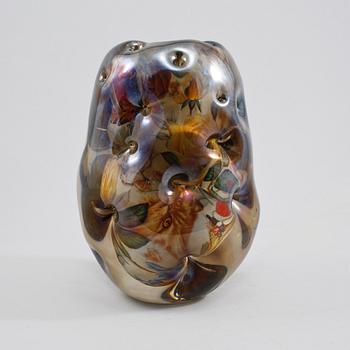 Per B. Sundberg, a unique 'Fabula' glass vase, Orrefors 1999.