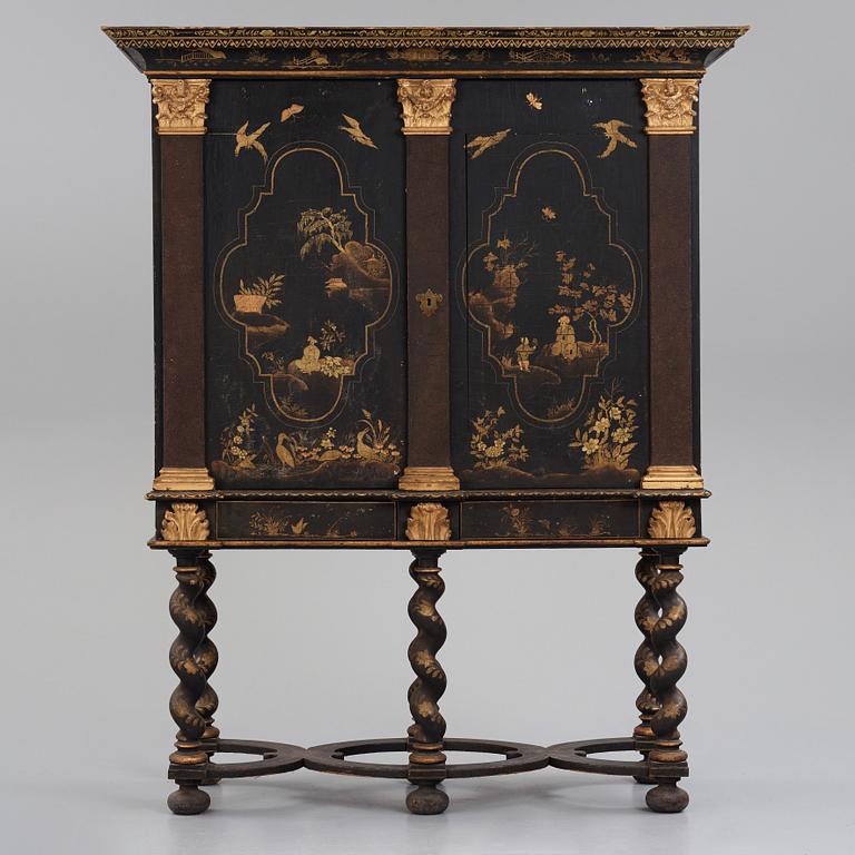 A Swedish late Baroque cupboard.