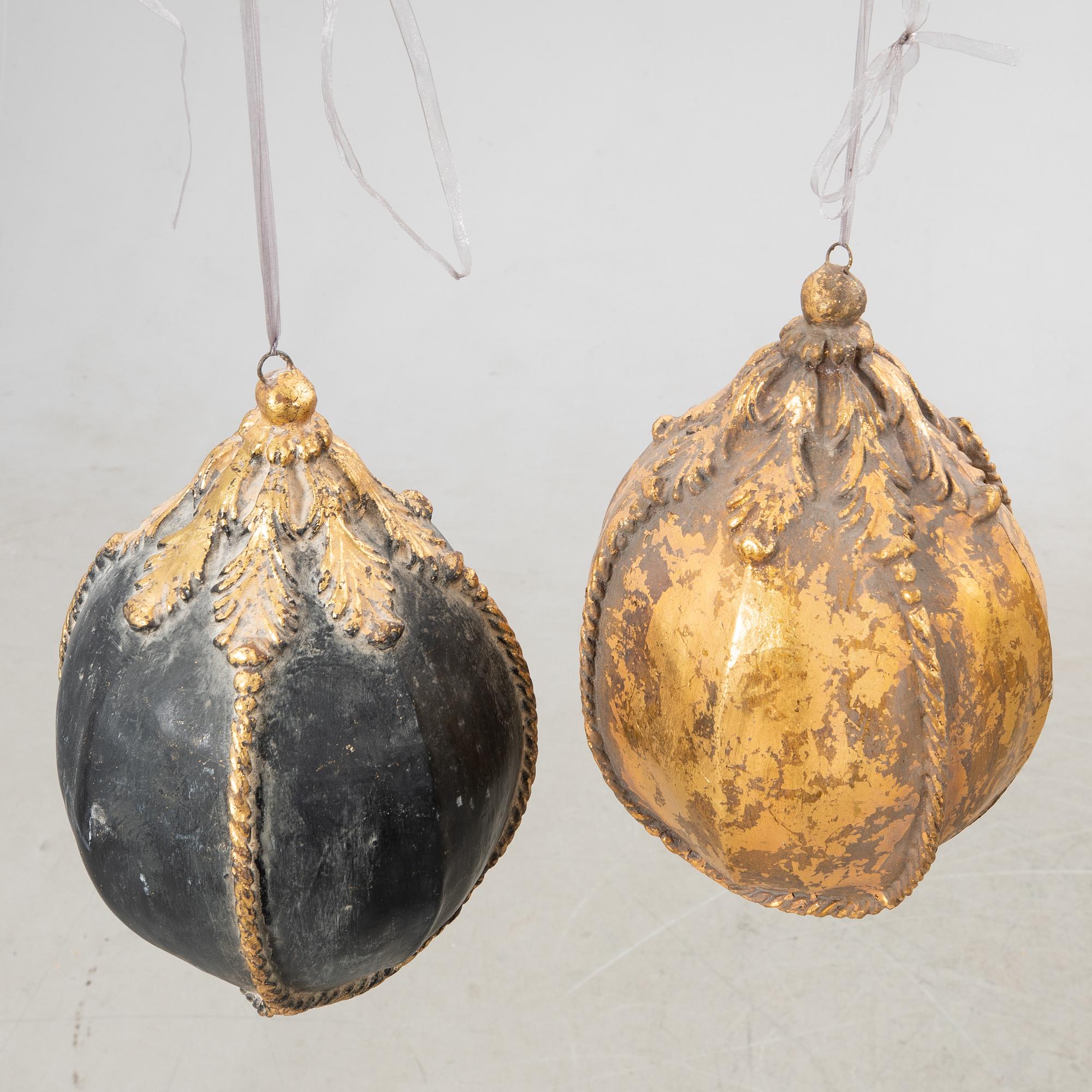 Ornaments, 2 pcs, second half of the 20th century.