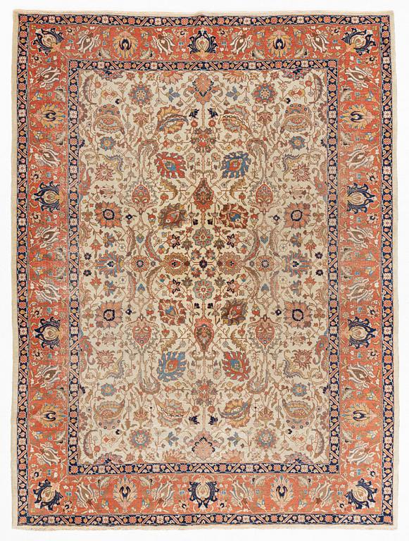 Rug, antique/semi-antique Tabriz, approx. 370 x 272 cm.