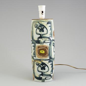 A ceramic table lamp by Johanne Gerber, Royal Copenhagen, 20th century.