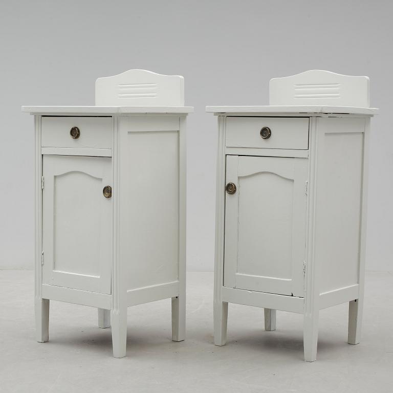 SÄNGBORD, ett par, jugend, 1900-talets början.