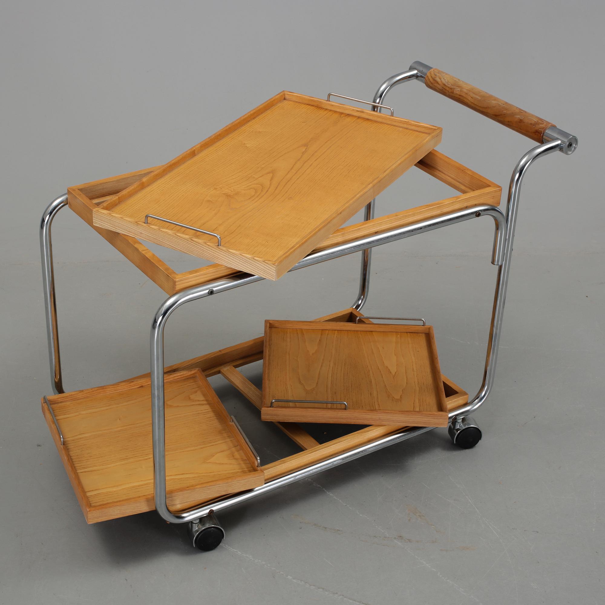SERVERINGSVAGN, funkisstil, 1970-/80-tal.