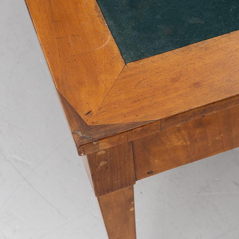 A Swedish Empire mahogany desk, first part 19th century.
