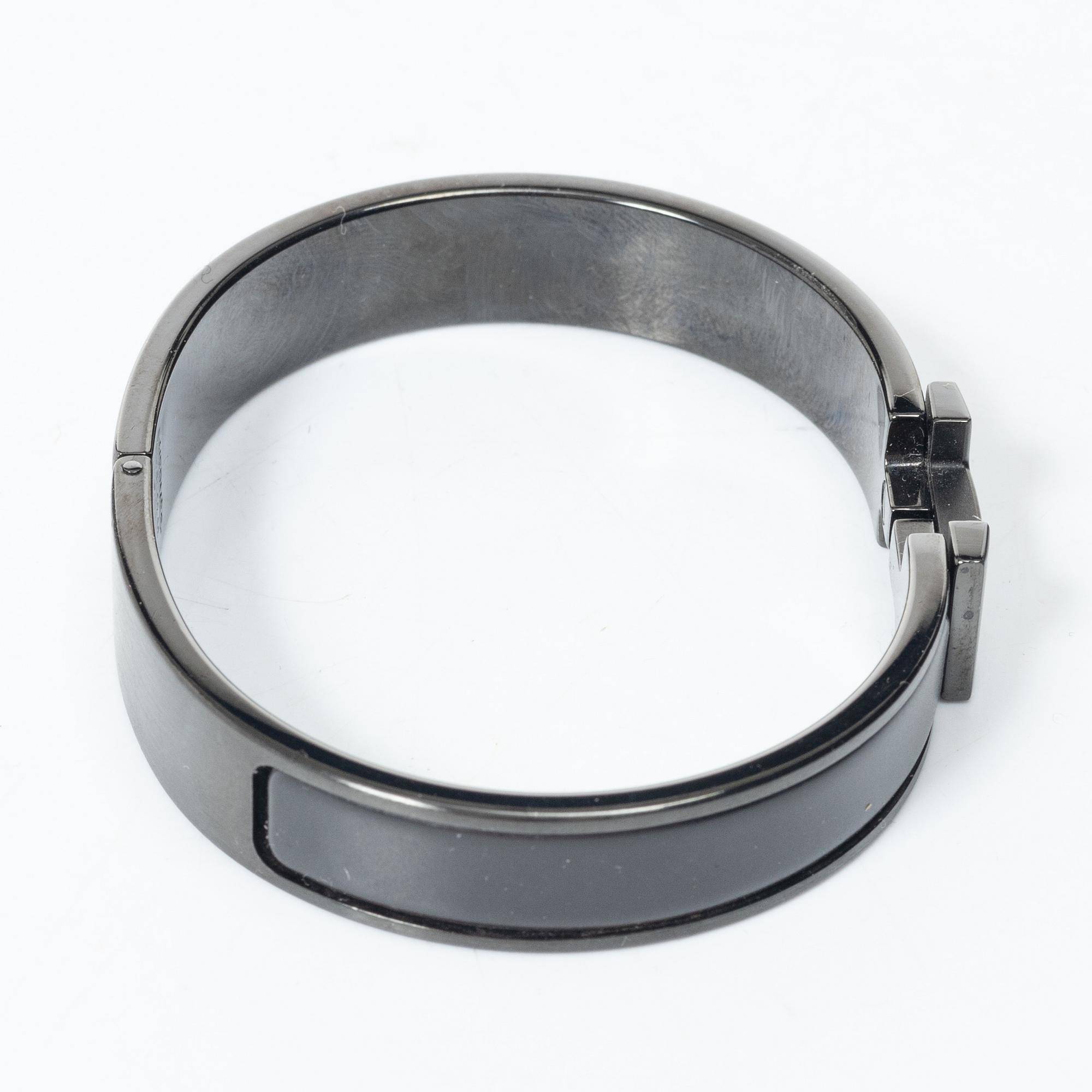Hermès, bracelet, "Clic H, La Finition So Black".