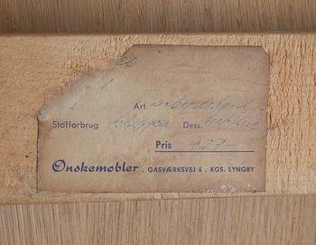 A Hans J Wegner  teak desk by Andreas Tuck, Denmark 1950's.