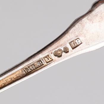 KAFFESKEDAR, 9 st, "Uppsala", MGAB, 1960-tal. Total vikt ca 137 g.