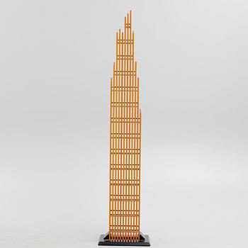 Vismara Design, CD rack/sculpture, "Hour Columbus", Italy, 21st century.