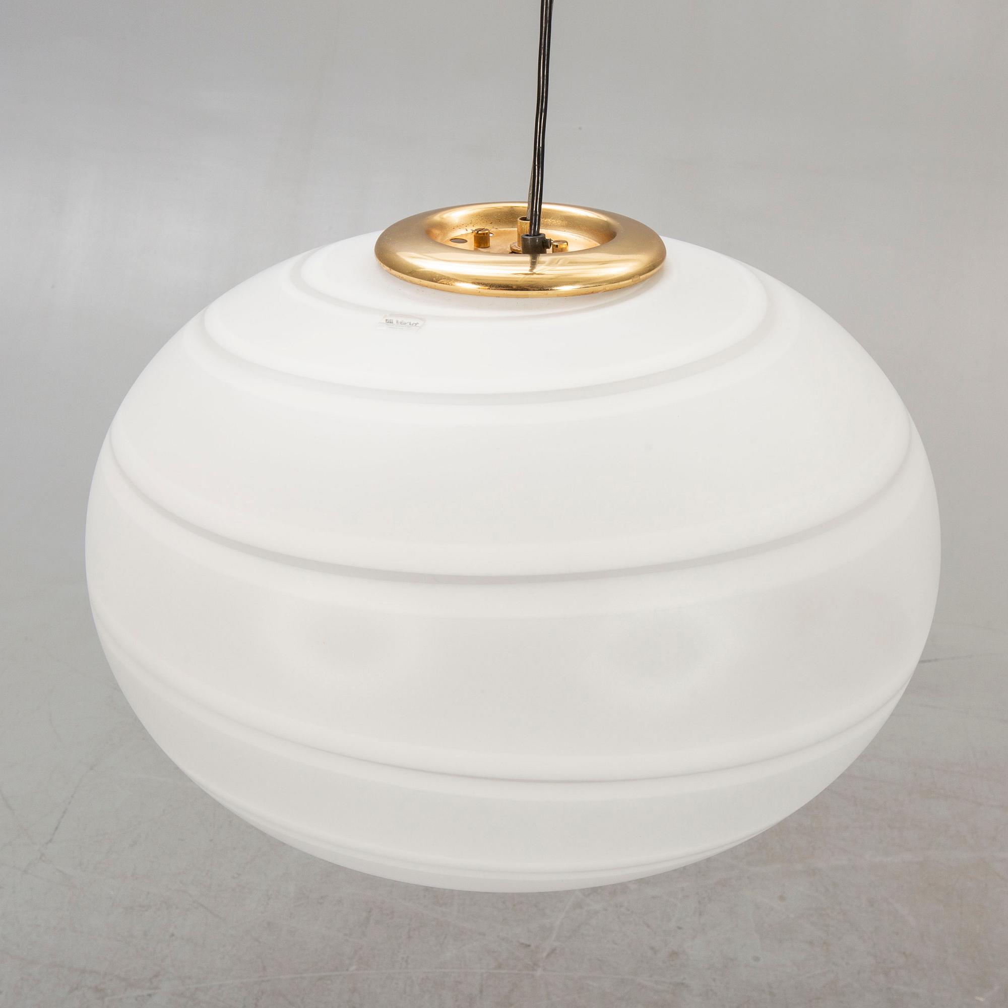 Ceiling lamp, VeArt, Murano, Glass, 1970s / 80s.