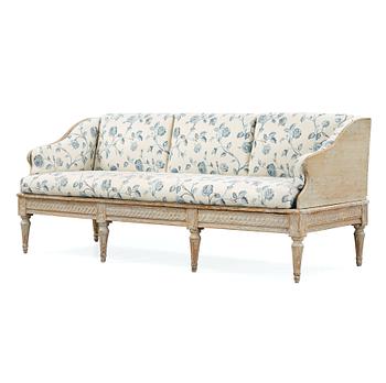 A Gustavian late 18th century sofa.