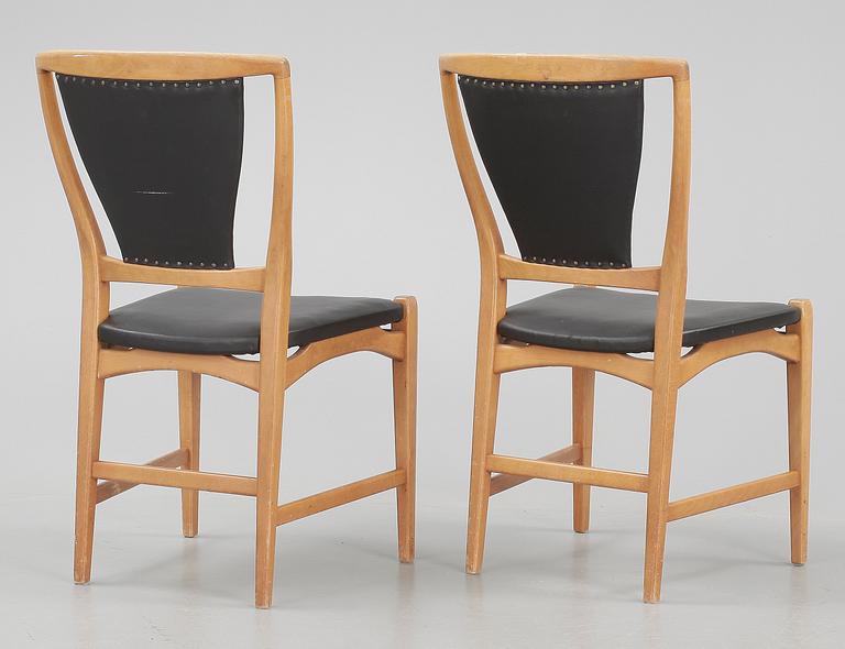 STOLAR samt KARMSTOLAR, 4 + 4, David Rosén, 1950/60-tal.