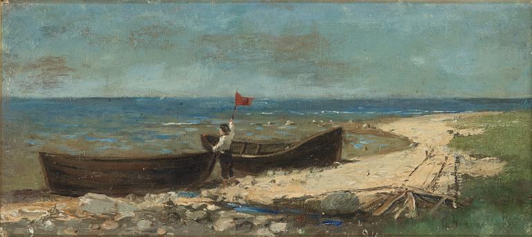 OLOF HERMELIN, oil on relined canvas, signed O. H-n. and O. Hermelin on the stretcher.