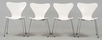 STOLAR, 4 st, "Sjuan", Arne Jacobsen, Fritz Hansen.