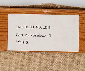 Ingegerd Möller, oil on canvas. Signed.