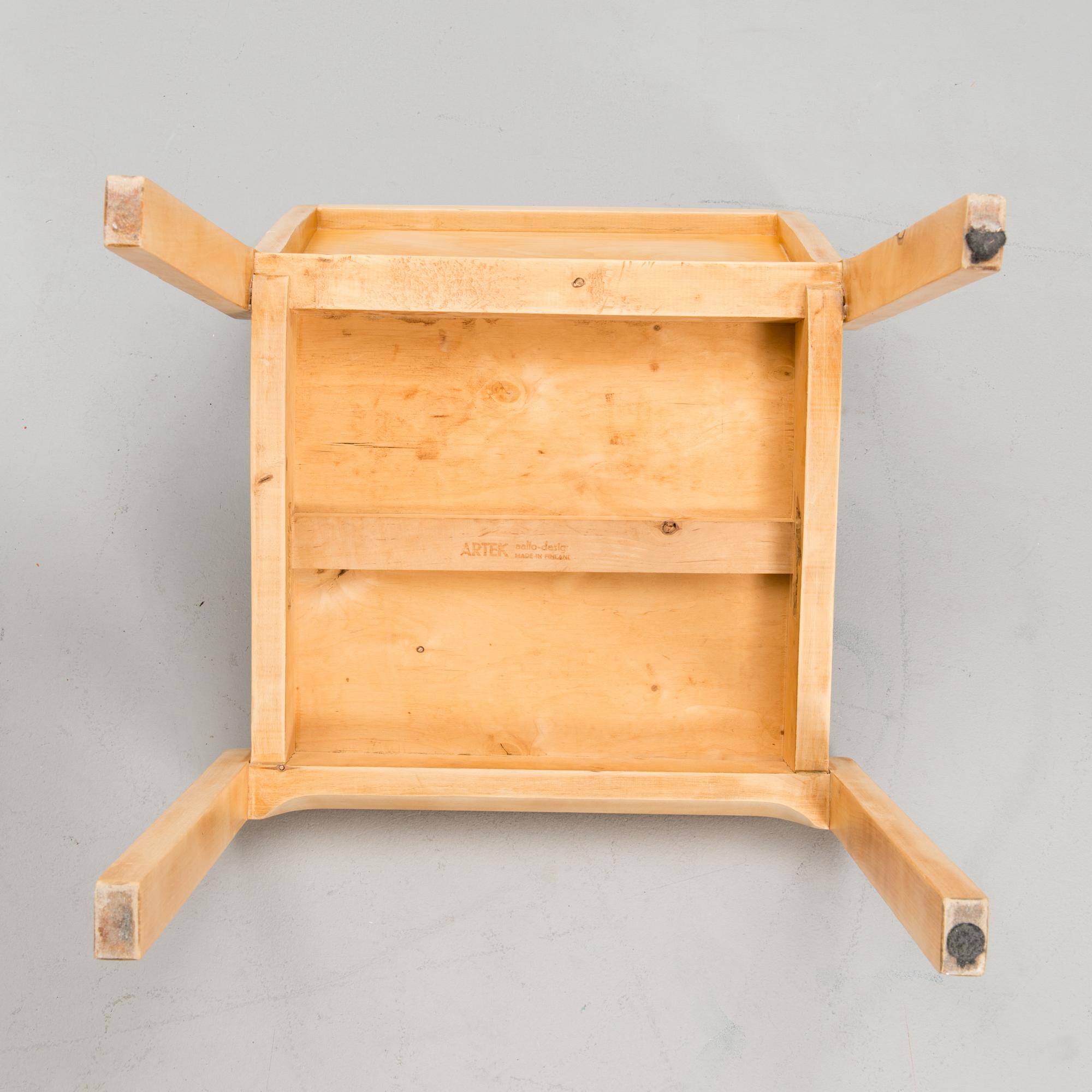 ALVAR AALTO, stolar, 6 st, modell 611, Artek, 1900-talets mitt.