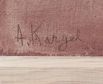 AXEL KARGEL, olja på duk, signerad.