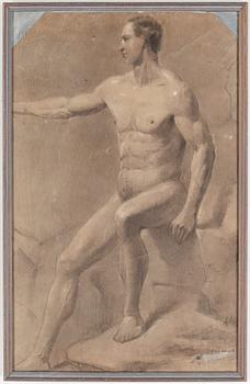 Frans Wilhelm Odelmark · FRANS WILHELM ODELMARK, teckning, Signerad.