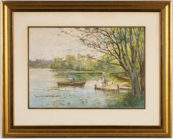 Anna Gardell-Ericson, akvarell. signerad.