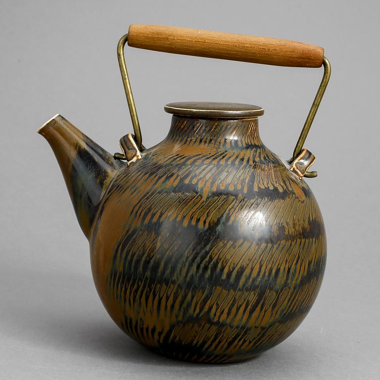 TEKANNA, stengods, Stig Lindberg, Gustavsbergs studio 1960.