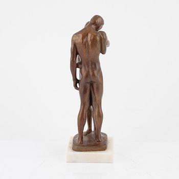 Gudmar Olovson, sculpture signed, patinated resin.