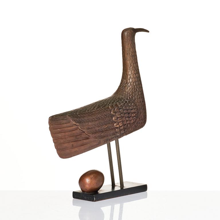 Stig Lindberg, skulptur "Solfågeln", Galleri Scandia, Scandia Present efter 1978.