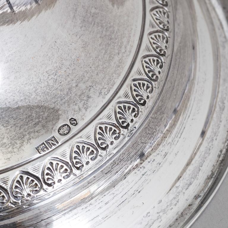 A silver bowl from the Ottoman empire, probably. Total weight 189 grams.