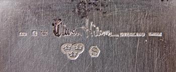 CIGARETTETUI, Sterlingsilver. Wiwen Nilsson  1952.
