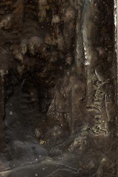 Gudmar Olovson, sculpture. Signed. Numbered. Foundry mark. Bronze, height 79 cm, length 58 cm.