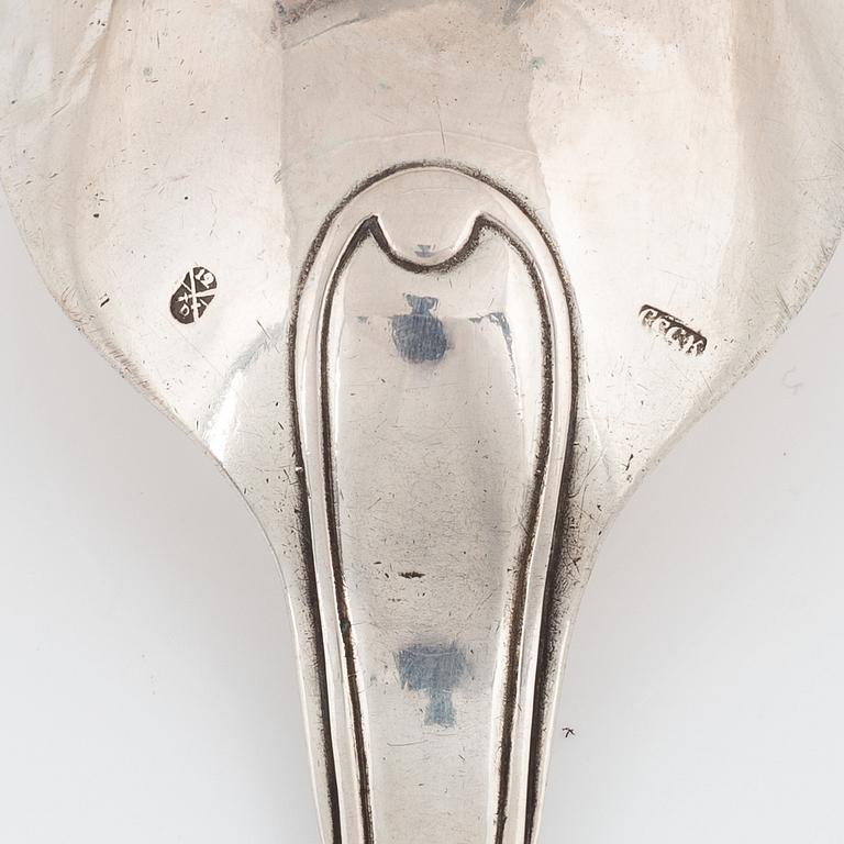 A Silver Serving Spoon, mark of CG Kunzel, Dresden circa 1800.