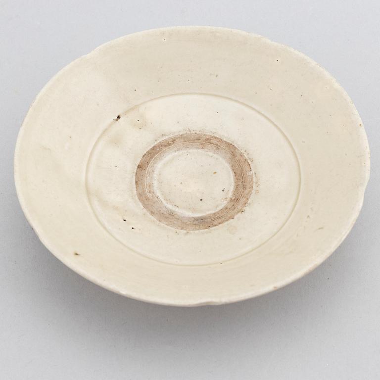 A Chinese "ding type" bowl, Song dynasty (960-1279).