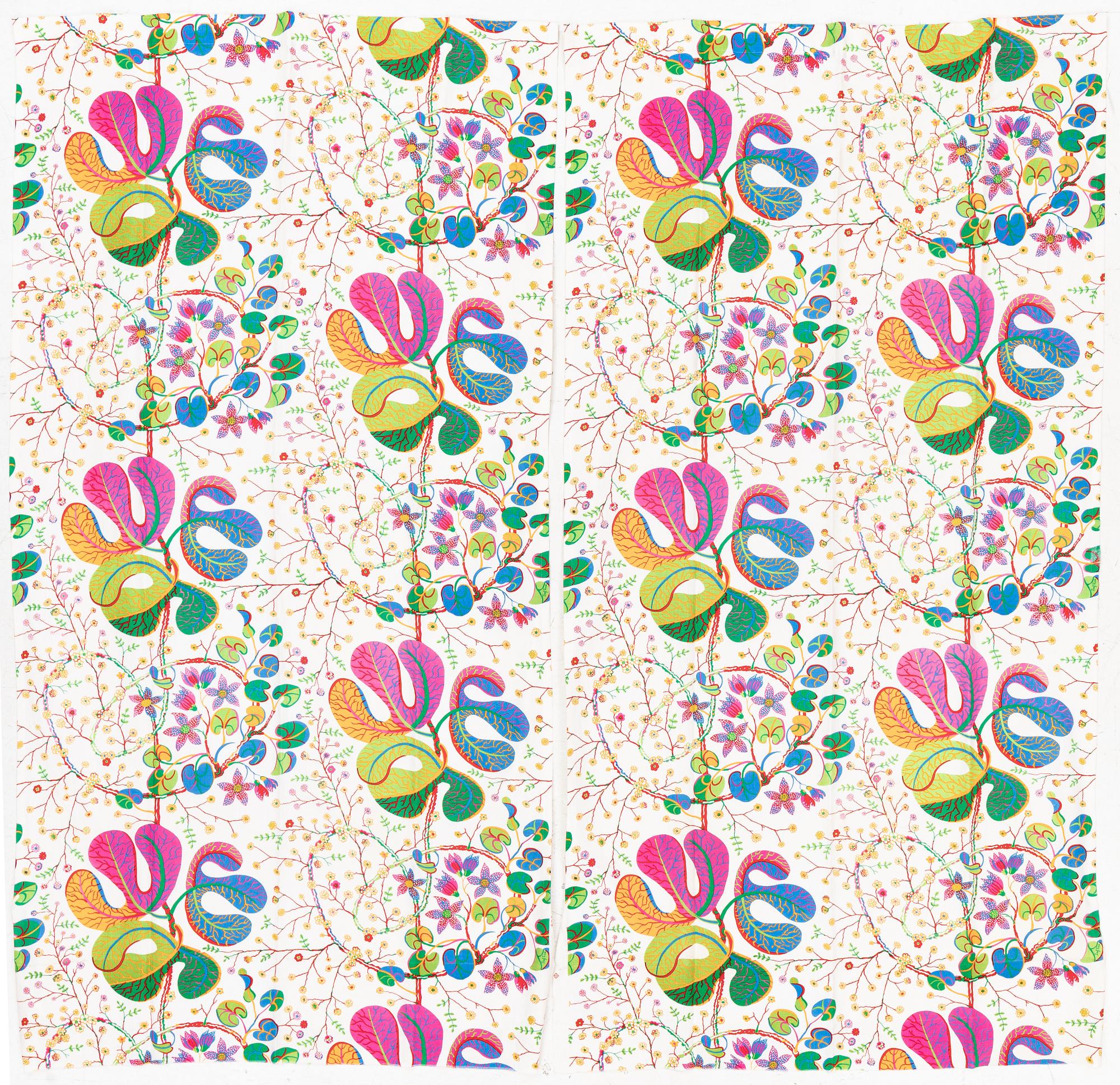 Josef Frank, curtains, a pair, "Teheran", Svenskt Tenn Company.