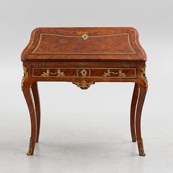 A rococo rosewood parquetry and gilt-brass mounted secretaire by J. H. Reimers (master in Stockholm 1754-73).