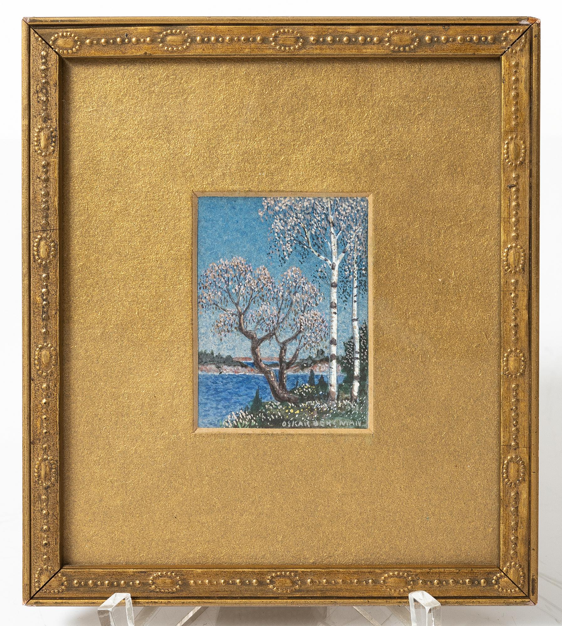 Oskar Bergman, Coastal Landscape.