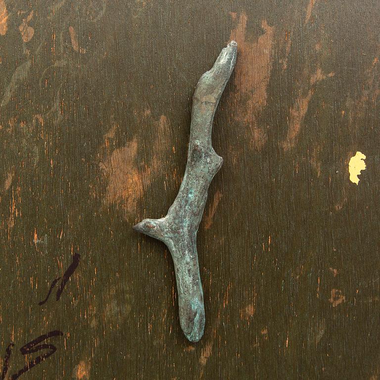 Lennart Aschenbrenner, a signed and numbered bronze and serigraph on wood.