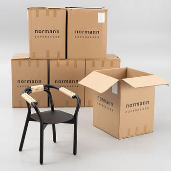 Tatsuo Kuroda, six "Knot" chairs, Normann Copenhagen, Denmark.