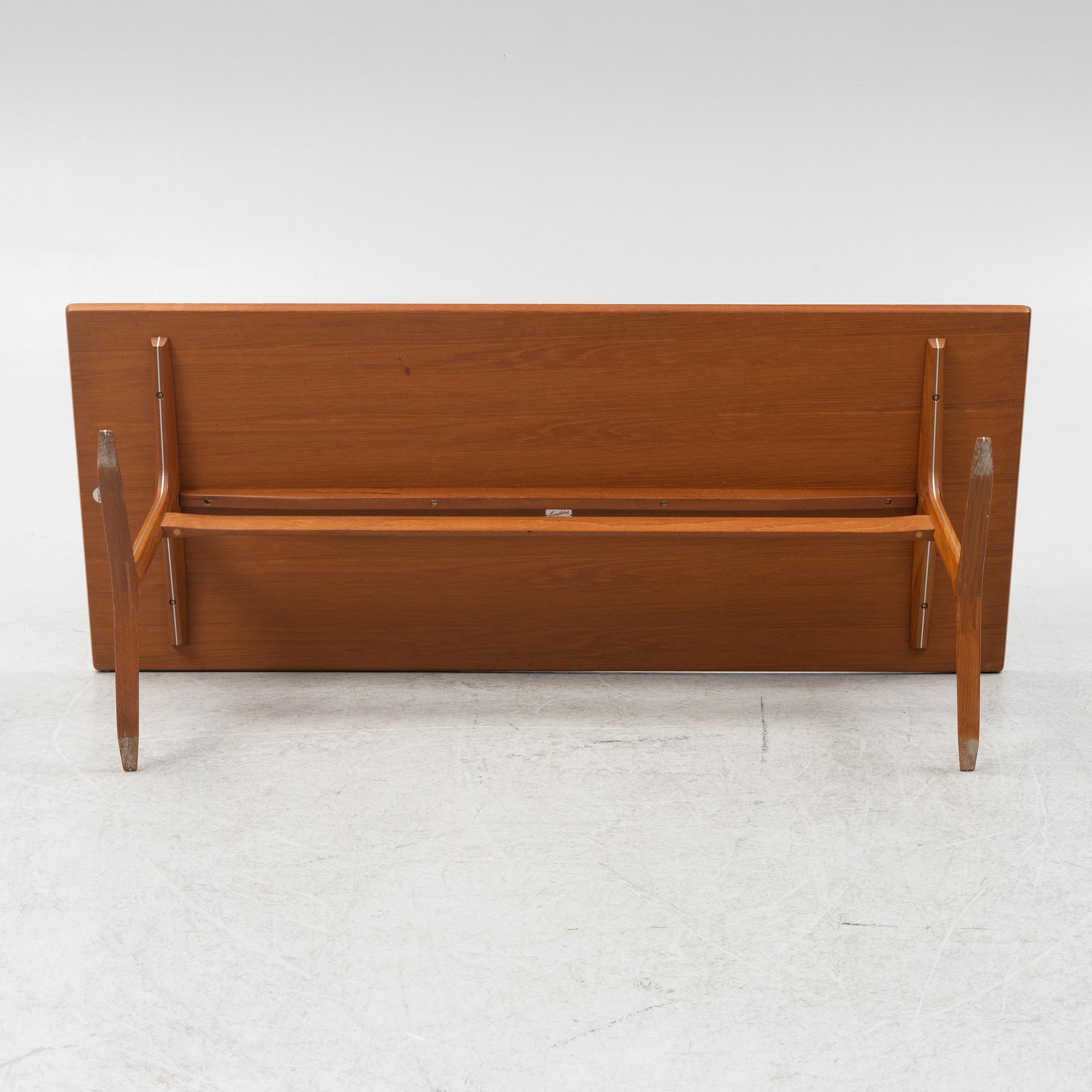 Peter Hvidt & Orla Mølgaard Nielsen, soffbord, "Silverline", France & Son, Danmark.