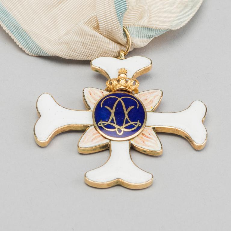 ORDENSTECKEN, Vadstena Adliga Jungfrustift 1900-tal.