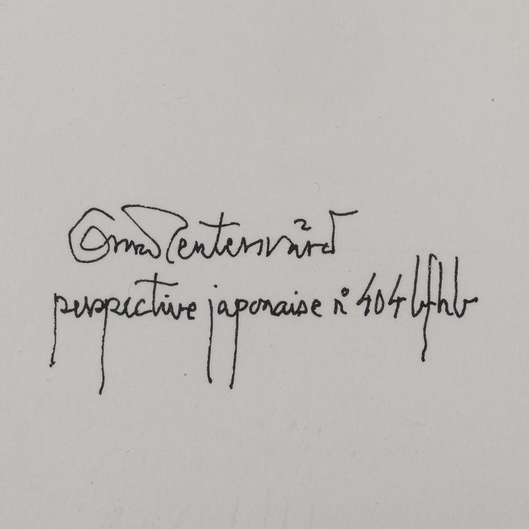 OSCAR REUTERSVÄRD, akvarell, signerad.