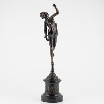 Giambologna, after, sculpture, bronze, signed.